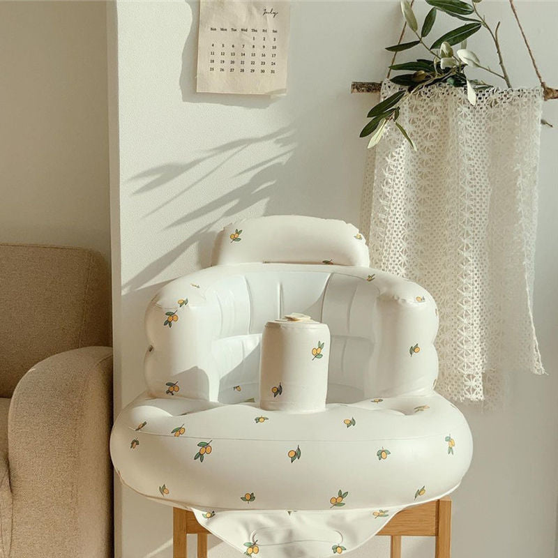 Learning to sit on a chair, baby training, sitting on an inflatable sofa, outdoor sofa, children's 100-day toy, portable seat, autumn outing