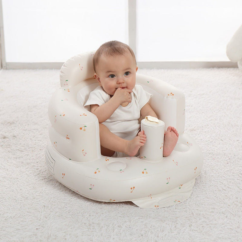 Learning to sit on a chair, baby training, sitting on an inflatable sofa, outdoor sofa, children's 100-day toy, portable seat, autumn outing