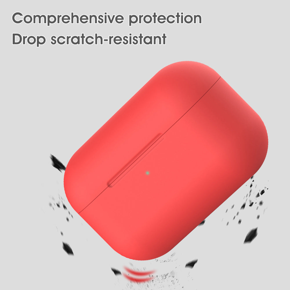 Spot Airpods3 protective sleeve for Apple airpods pro Bluetooth headset 3rd generation solid color silicone sleeve