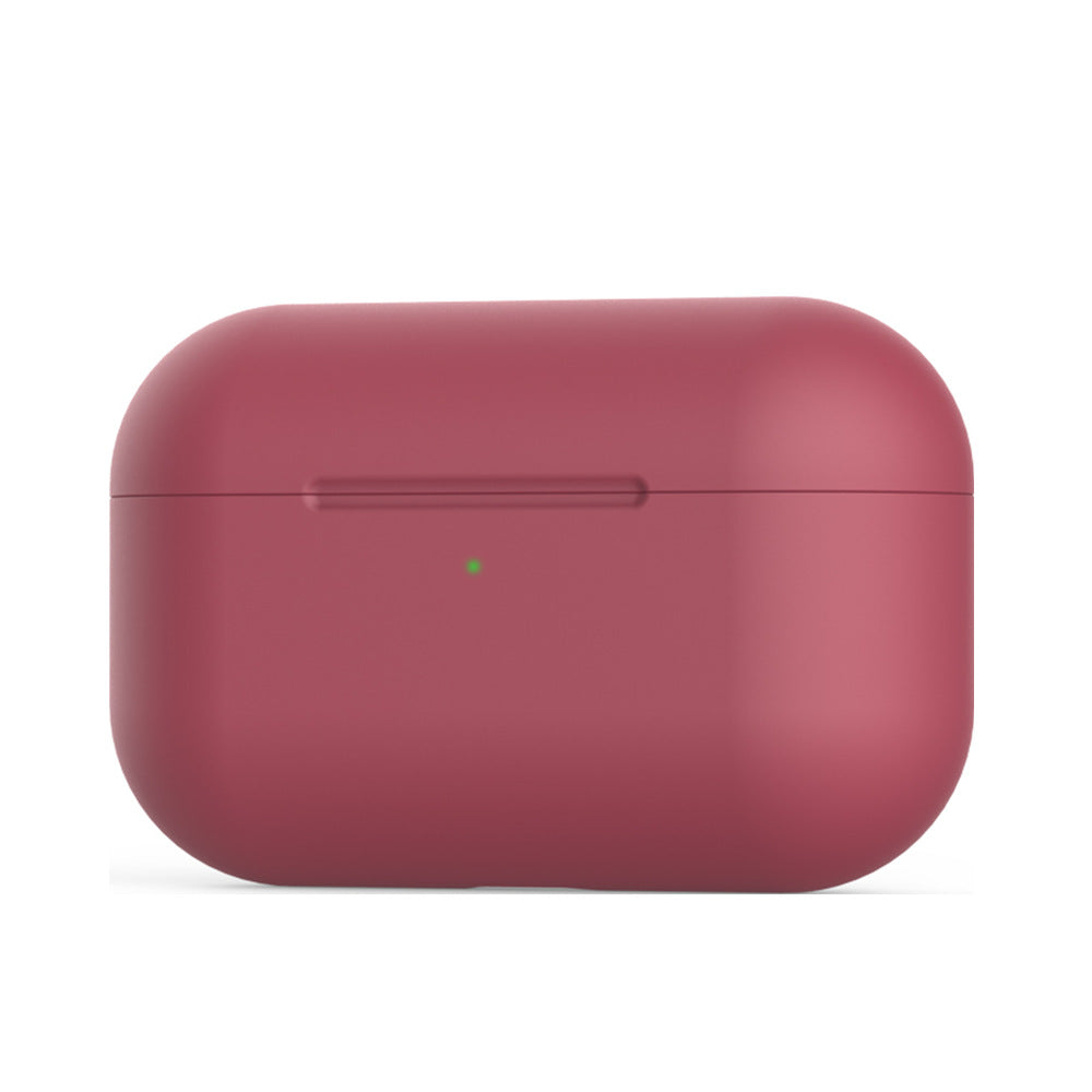 Spot Airpods3 protective sleeve for Apple airpods pro Bluetooth headset 3rd generation solid color silicone sleeve