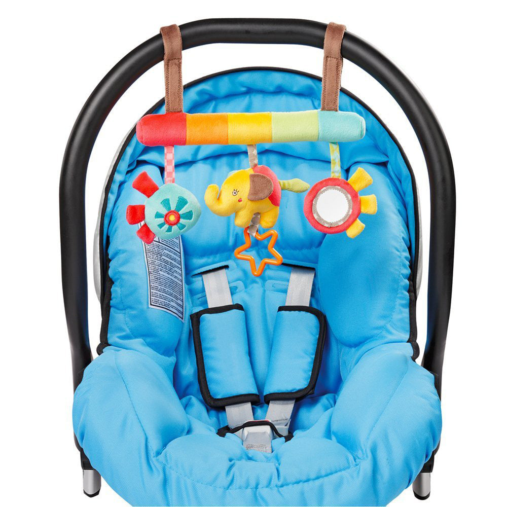 Infant car hanging bed hanging wind chime animal wind chime baby bed bell 0-1 year old newborn bedside bell ringing paper rattle