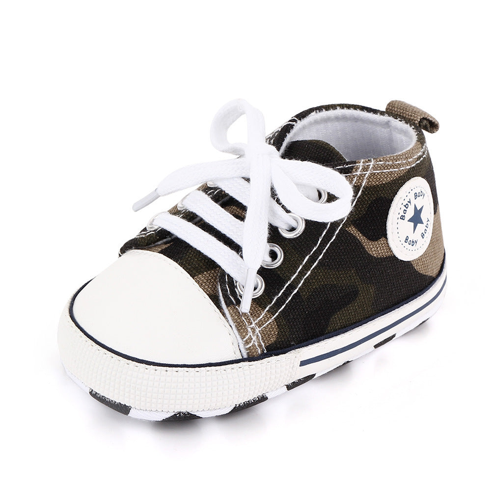 Baby shoes spring and autumn baby shoes soft bottom star canvas toddler shoes baby shoes wholesale 2486 total