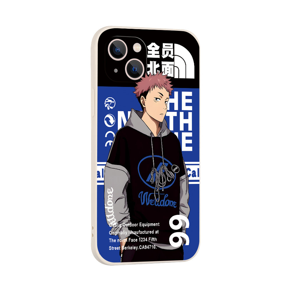 Suitable for Apple 14TPU mobile phone case iPhone13ProMax anti-fall 12/7/8 Plus cartoon trendy brand soft case