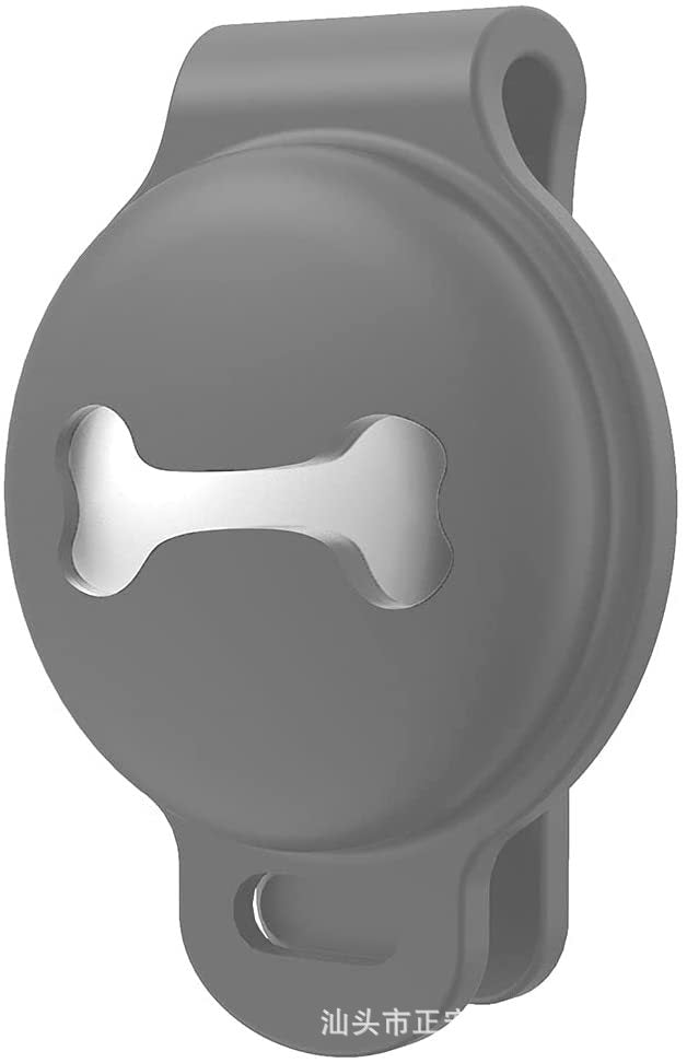Airtag available silicone protective cover dog bone anti-lost locator tracker pet tracker