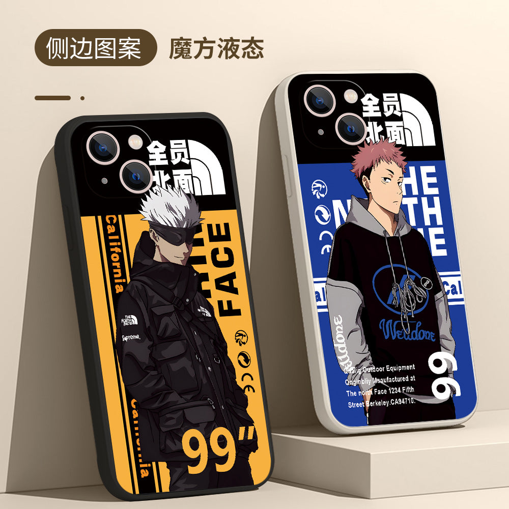 Suitable for Apple 14TPU mobile phone case iPhone13ProMax anti-fall 12/7/8 Plus cartoon trendy brand soft case