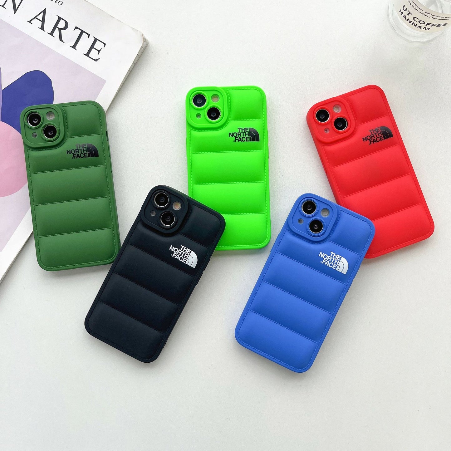 Suitable for Apple 13promax mobile phone case iPhone14plus down jacket XS anti-fall 12 protective cover 11 air cushion