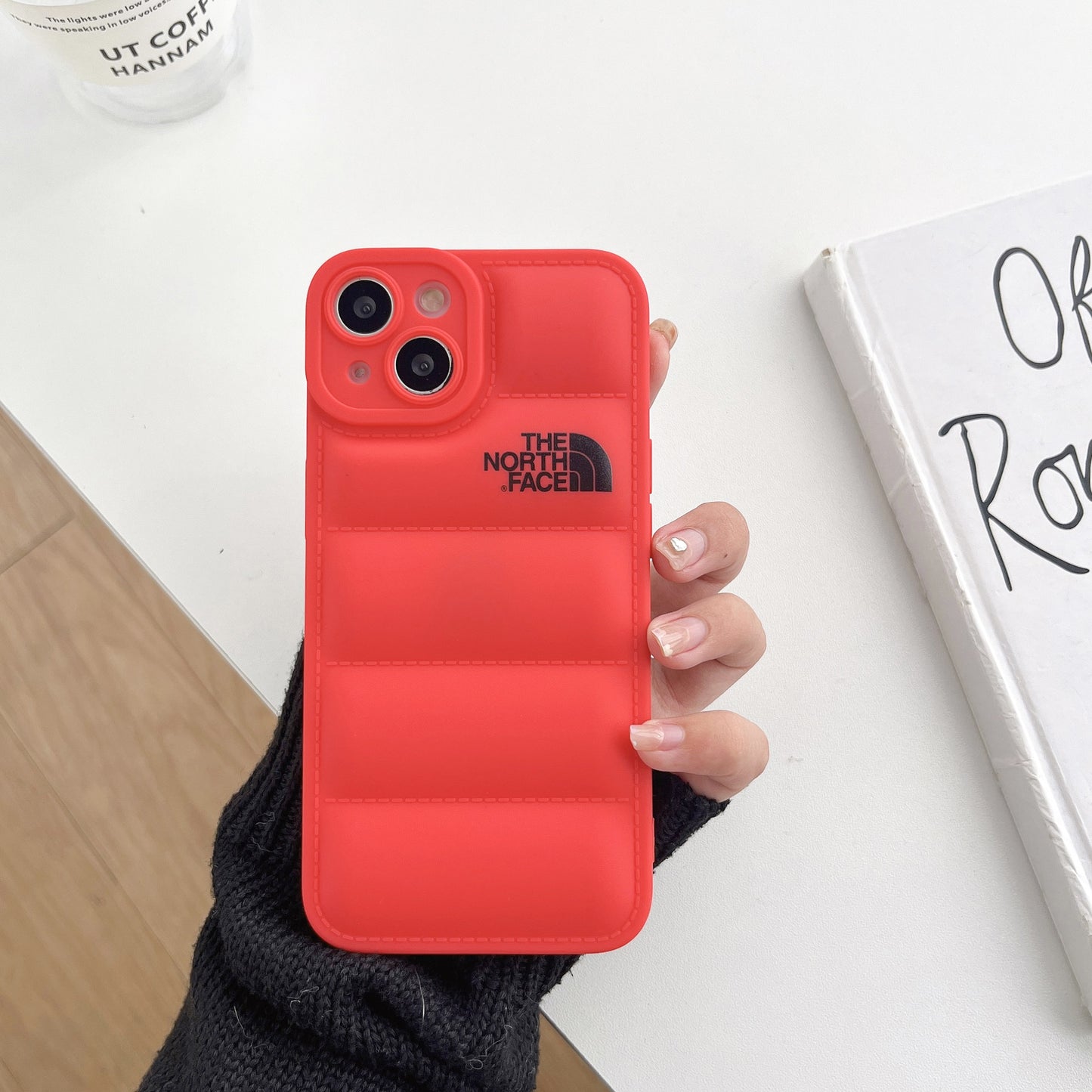 Suitable for Apple 13promax mobile phone case iPhone14plus down jacket XS anti-fall 12 protective cover 11 air cushion