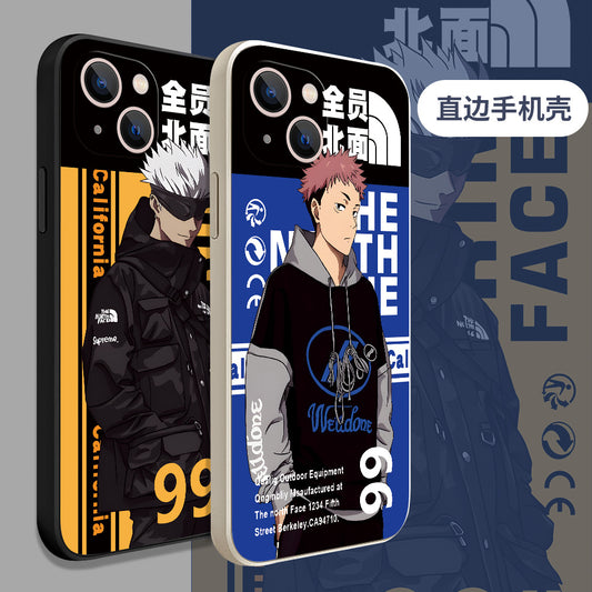 Suitable for Apple 14TPU mobile phone case iPhone13ProMax anti-fall 12/7/8 Plus cartoon trendy brand soft case