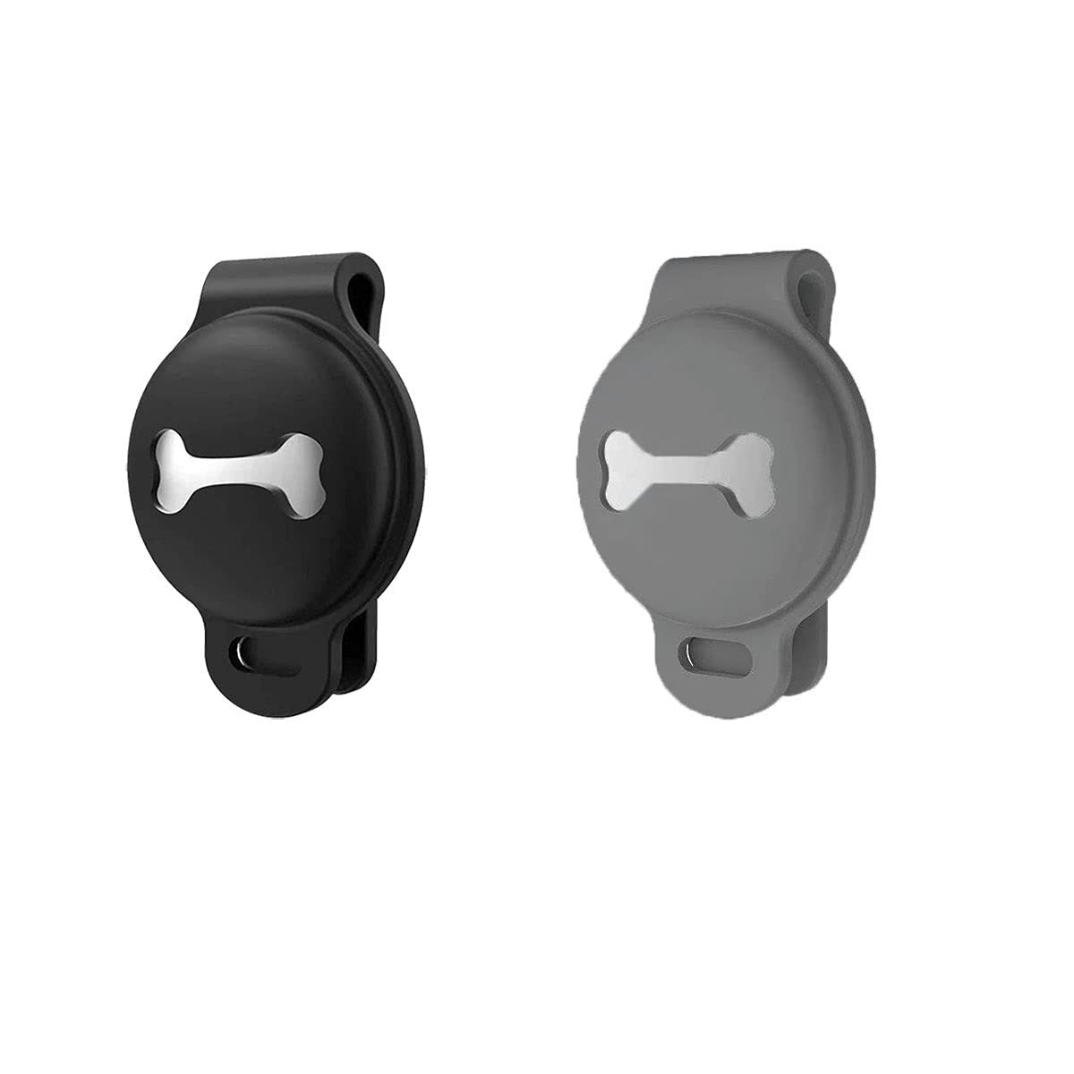 Airtag available silicone protective cover dog bone anti-lost locator tracker pet tracker