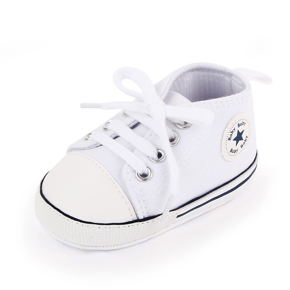 Baby shoes spring and autumn baby shoes soft bottom star canvas toddler shoes baby shoes wholesale 2486 total