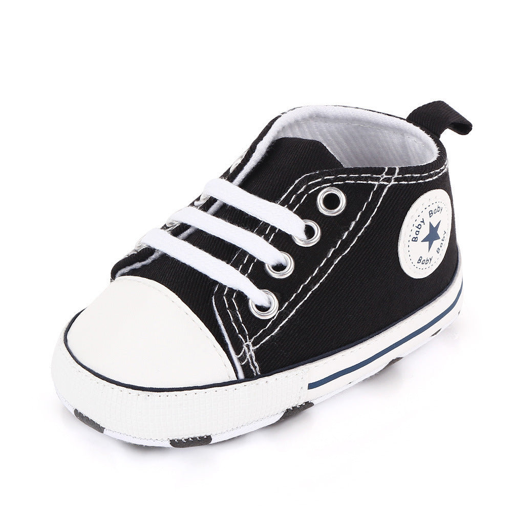 Baby shoes spring and autumn baby shoes soft bottom star canvas toddler shoes baby shoes wholesale 2486 total