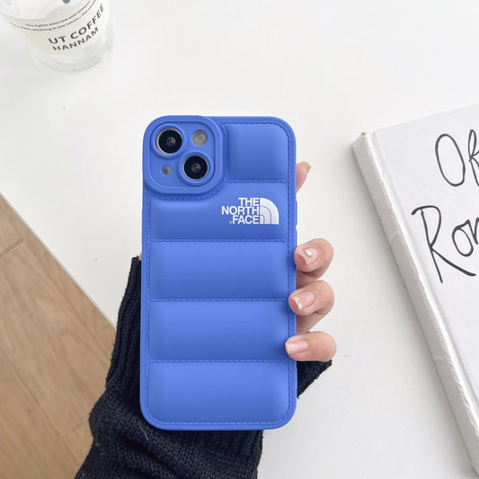 Suitable for Apple 13promax mobile phone case iPhone14plus down jacket XS anti-fall 12 protective cover 11 air cushion