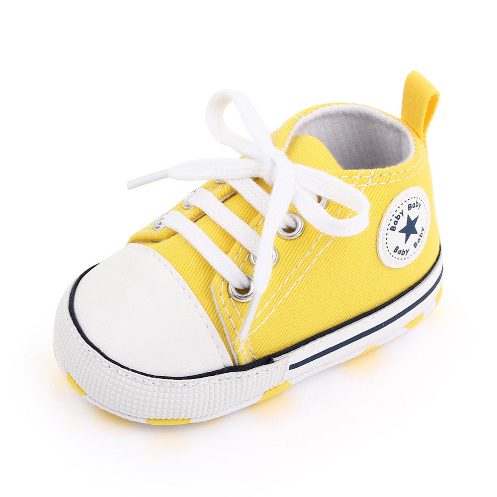 Baby shoes spring and autumn baby shoes soft bottom star canvas toddler shoes baby shoes wholesale 2486 total